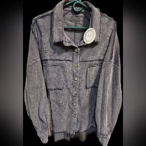 NWT Umgee Corduroy Shacket